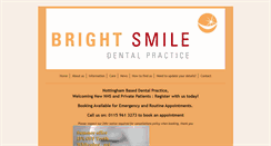 Desktop Screenshot of brightsmiledentalpractice.co.uk